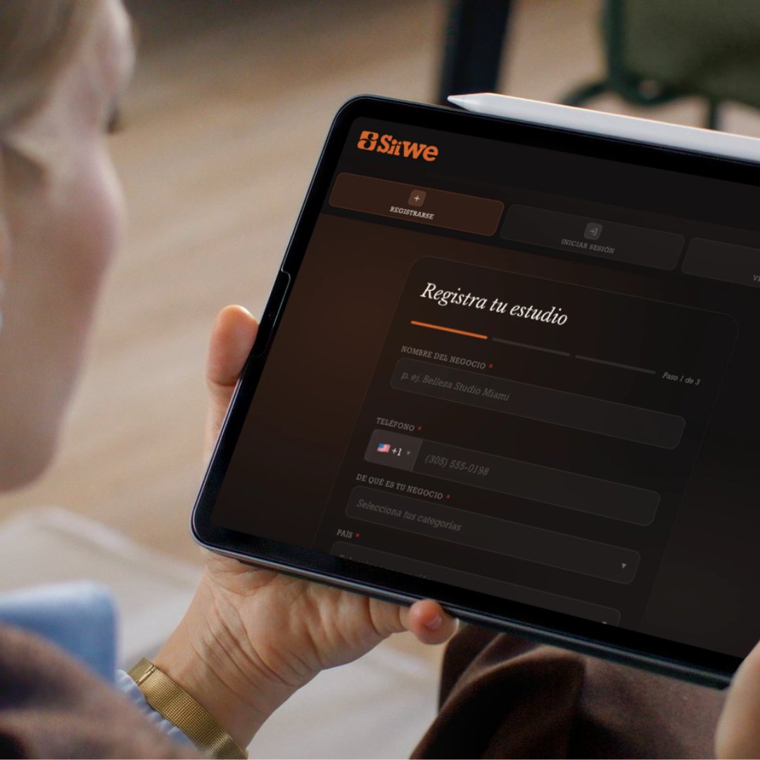 Plataforma de Siiwe en uso sobre un iPad