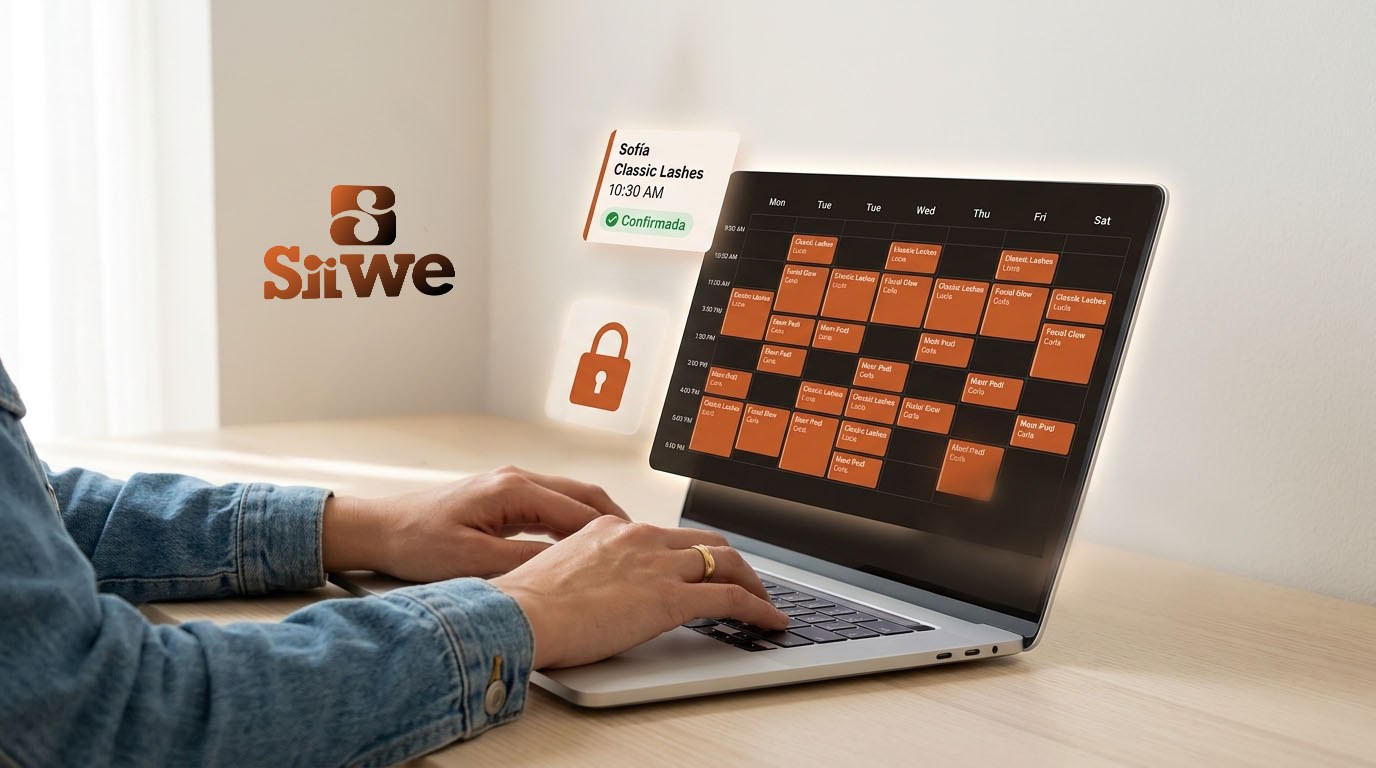 Plataforma de Siiwe en laptop