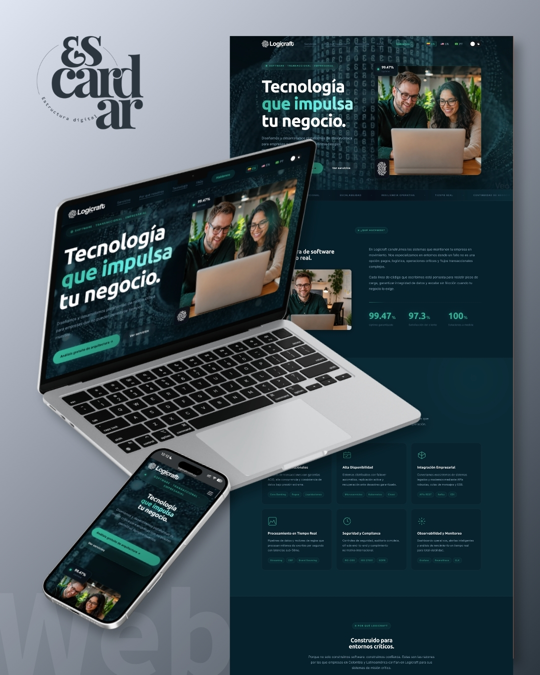 Logicraft — Diseño web